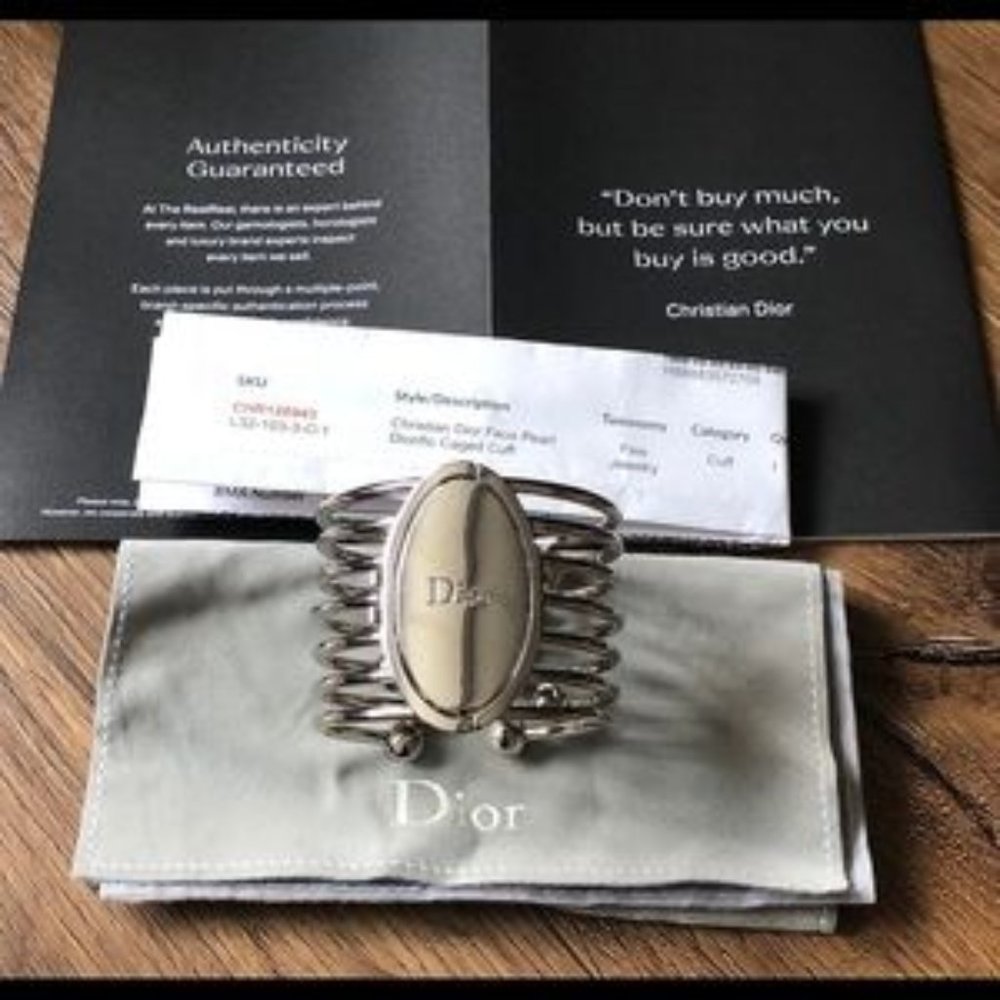 CHRISTIAN DIOR-Large Hinge BRACELET